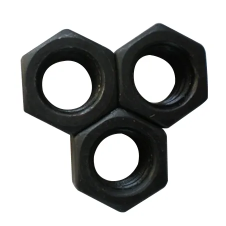 Zwarte oxide zeskantmoer DIN934
