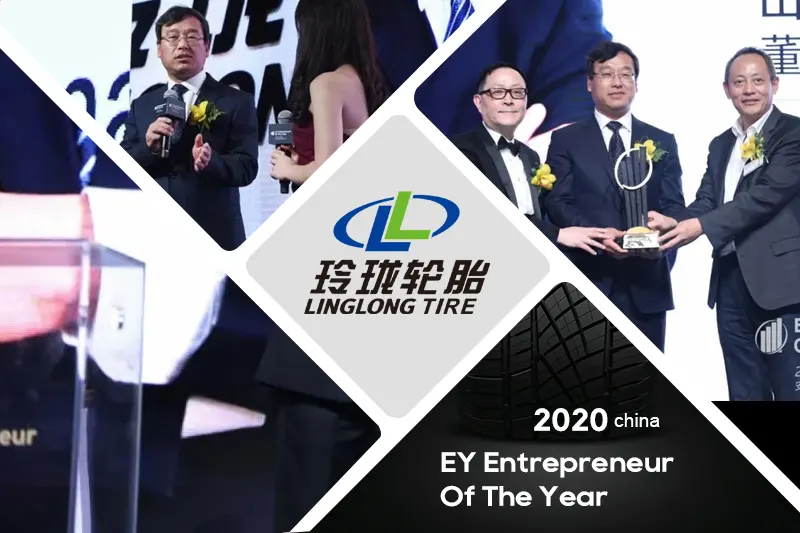 Ernst & Young julistaa Wang Fengin Shandong Linglong Tire Co., Ltd:stä Vuoden Yrittäjäksi® 2020 Kiinan palkinnon voittajaksi