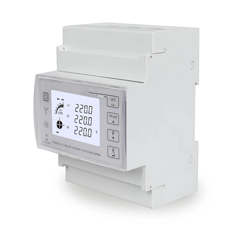 RS485 3 Phase Din Rail Digital Meter