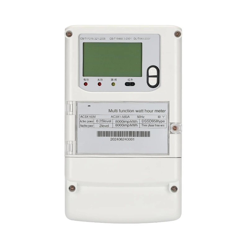 Driefasige driedraads multifunctionele energiemeter