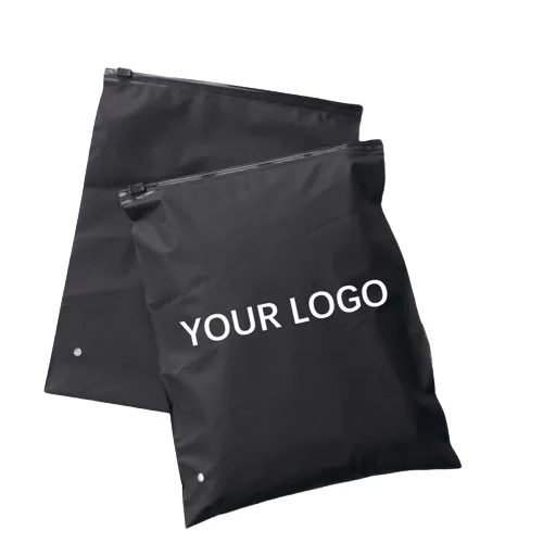 What are the advantages of matte black frosted plastic bag?
