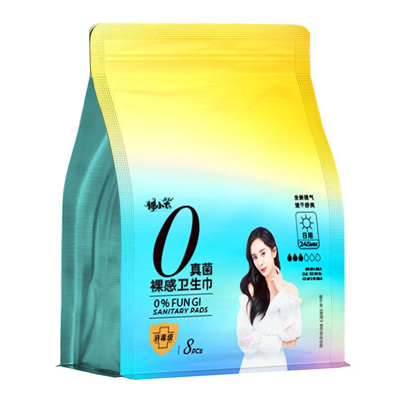 Stand Up Sanitary Napkin Packaging Bags