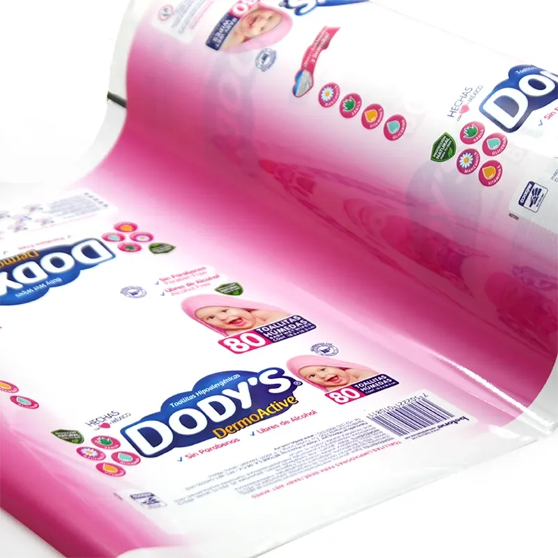 Anti Leak Wet Tissue Packaging Roll Film