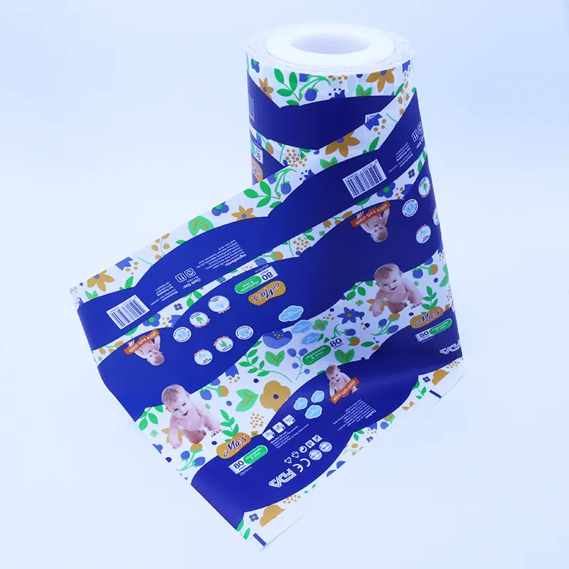 Baby Diaper Printed Packing Roll Film
