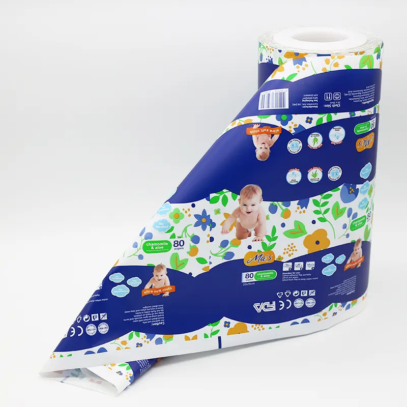Baby Diaper Printed Packing Roll Film