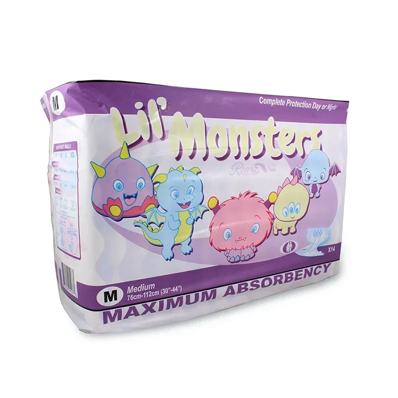 Bolsa de embalaje de pañales para bebés impresa en color