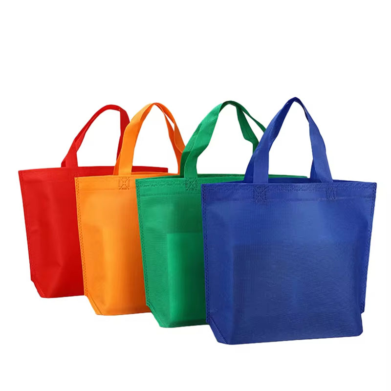 Sacolas de compras reutilizáveis ​​de não tecido para compras