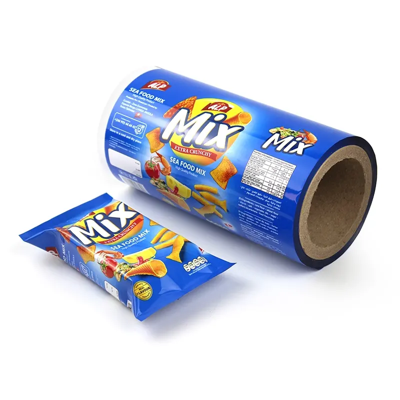 Rotolo di pellicola da imballaggio per snack alimentari