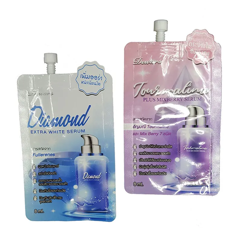 Plastic Packaging Cosmetic Spout Pouch