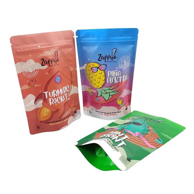 Plastic Resealable Food Packaging Bag