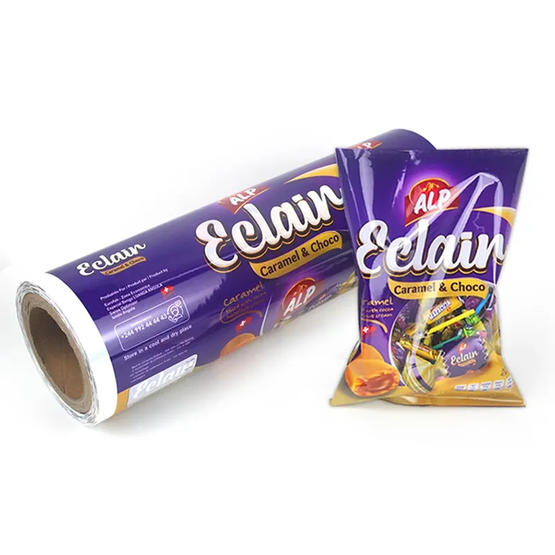 Printed Hard Candy Plastic Film Roll