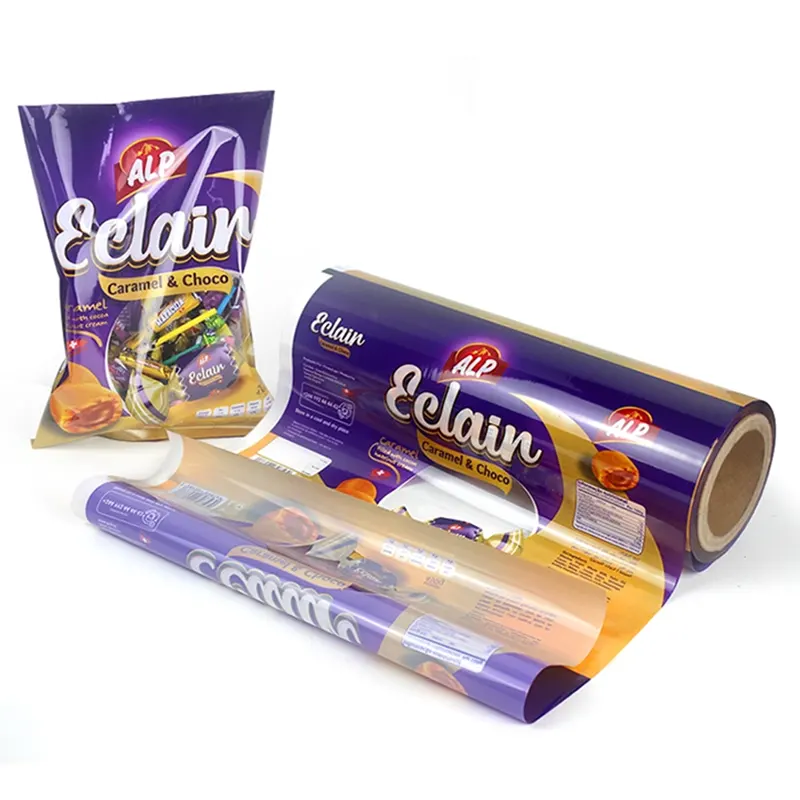 Printed Hard Candy Plastic Film Roll