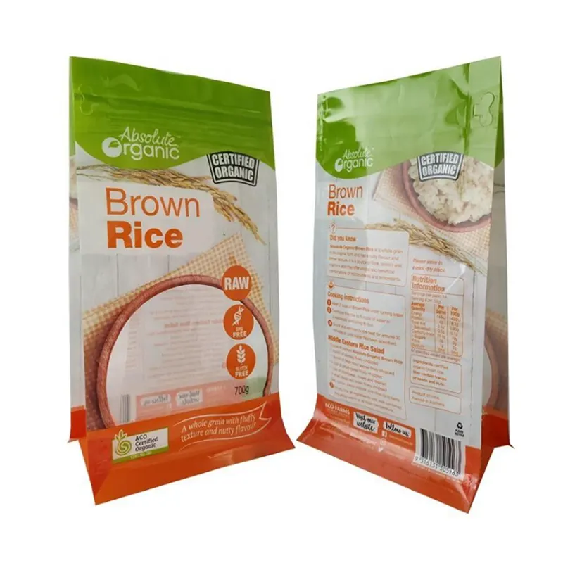 Герметизирующие пакеты для упаковки пищевых орехов, риса, чая