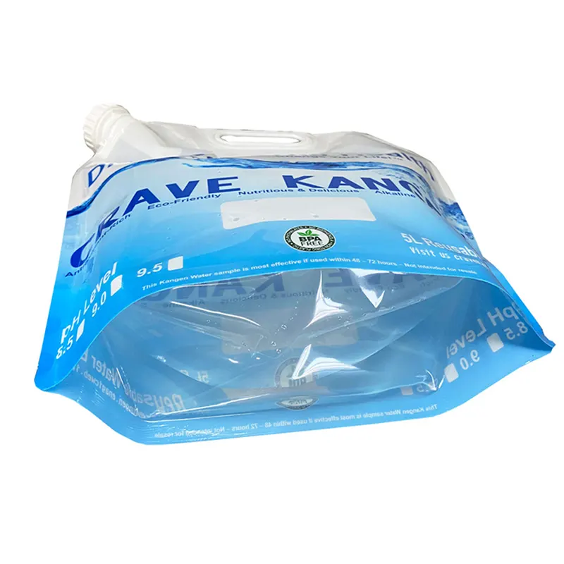 Stand Up Plastic Packaging Bag With Spout