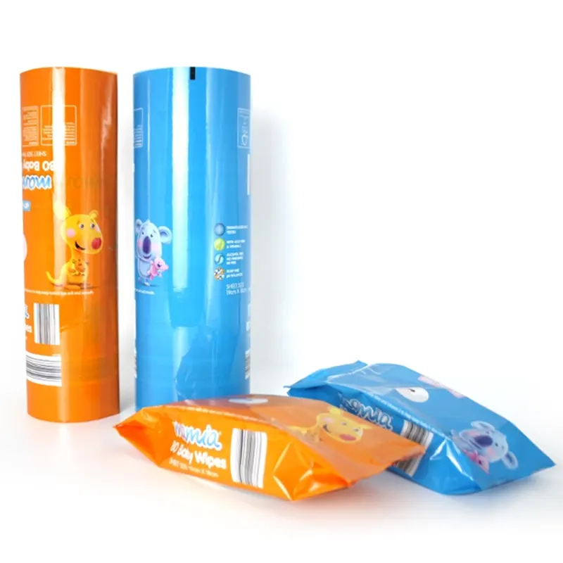 Wet Tissue Wipes Packaging Film Roll