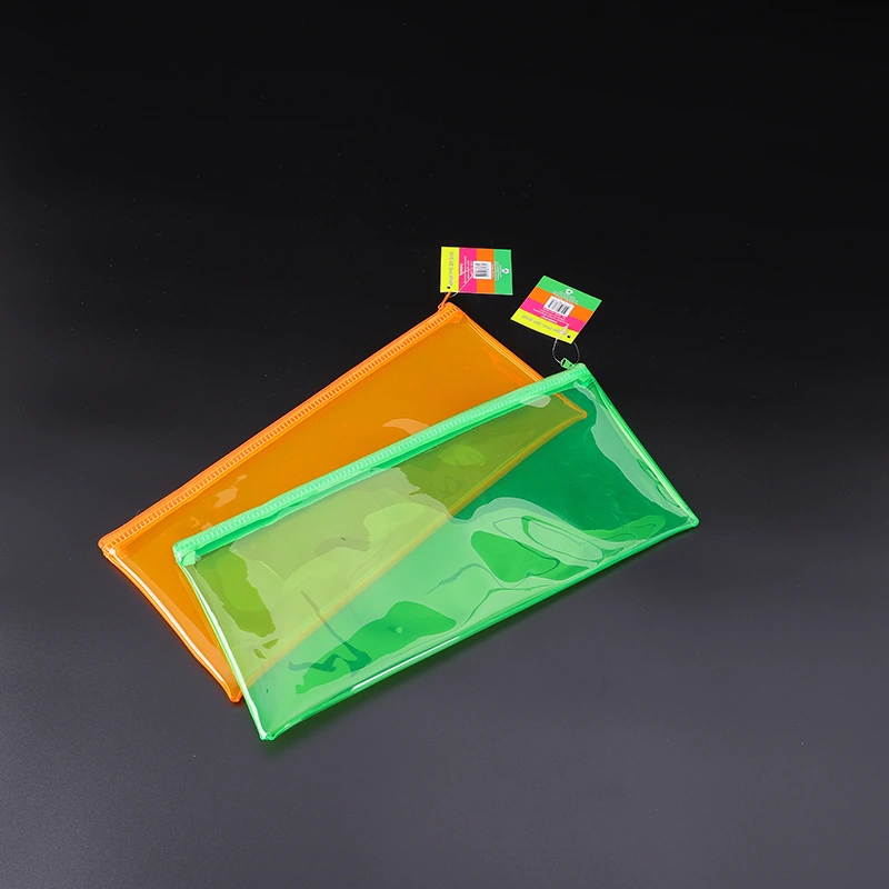Color Transparent PVC Zipper Bag