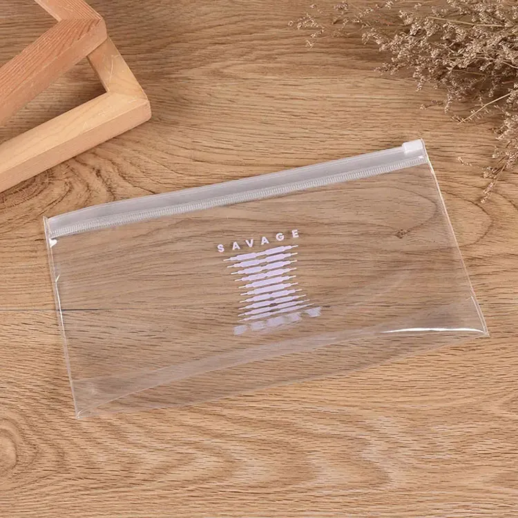 EVA Clear Zipper Bags with Logo