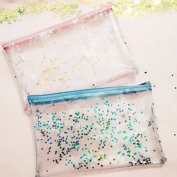 Glitter Pencil Pvc Bag