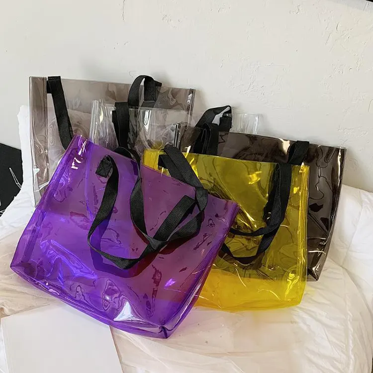 Jelly PVC Shopping Tote Bag