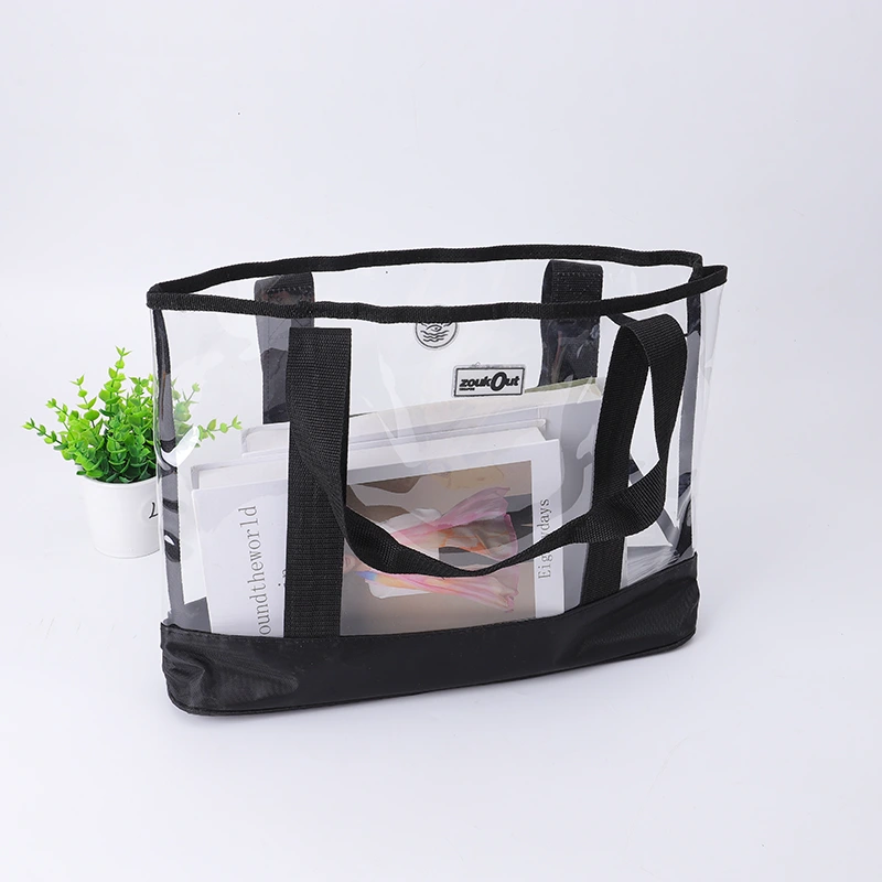 PVC Shopping Bag with Black Border