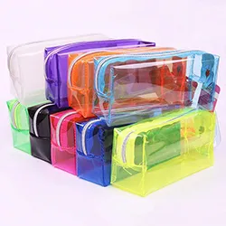 pvc stationery bag zipper pencil bag