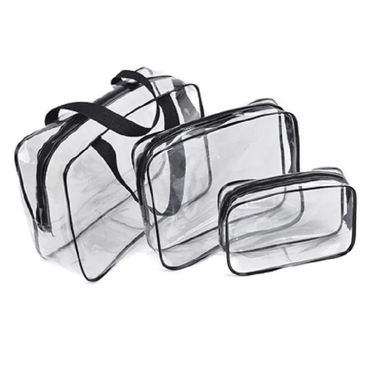 Iqoqo le-PVC Transparent Cosmetic Bags