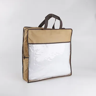 Sheets Packaging Zipper Bag with Handle