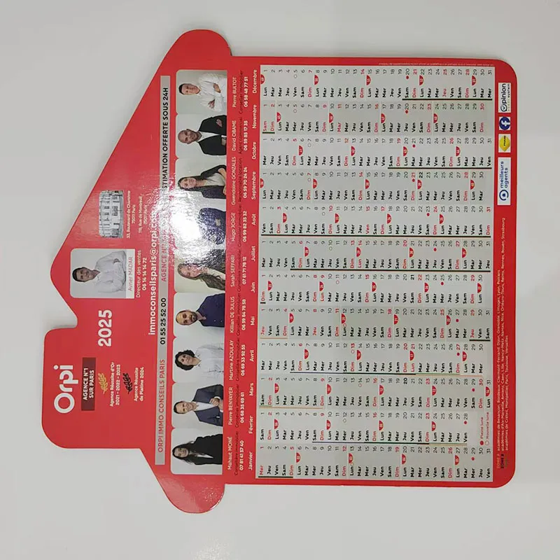 Soft magnetic calendar