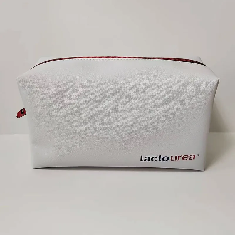 White PU Zipper Bag