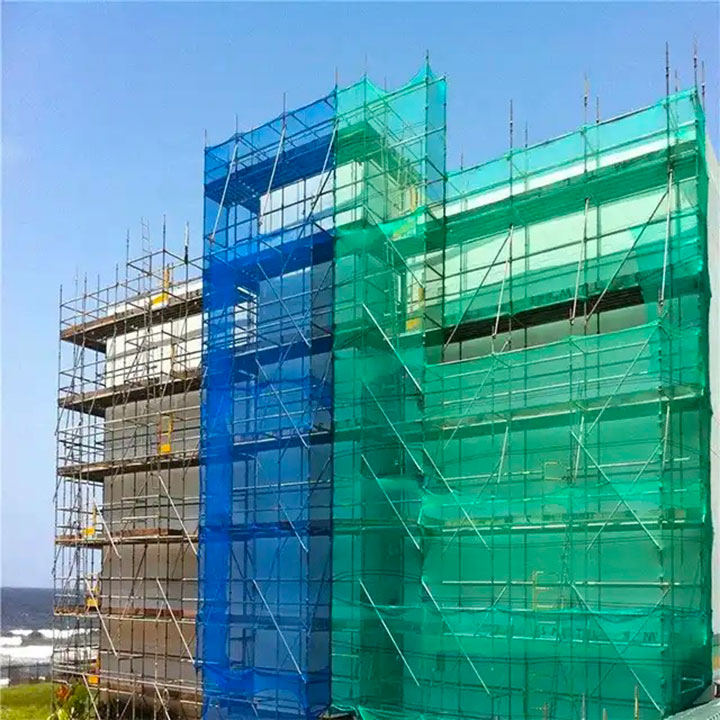 Kunststof bouwconstructie steigerbescherming veiligheidsnet