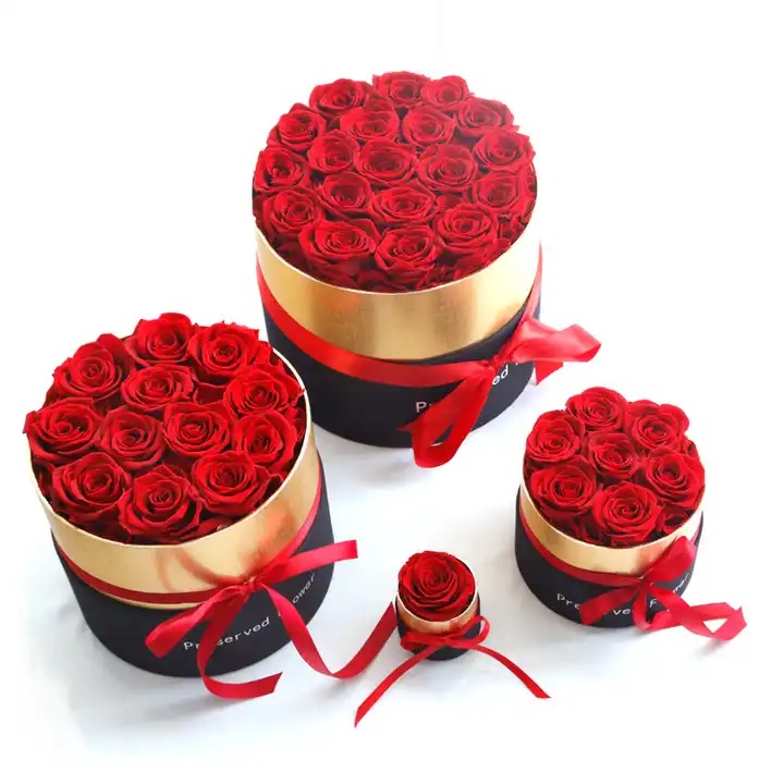 Valentine Preserved Rose Flower Gift Set is the best choice for girls