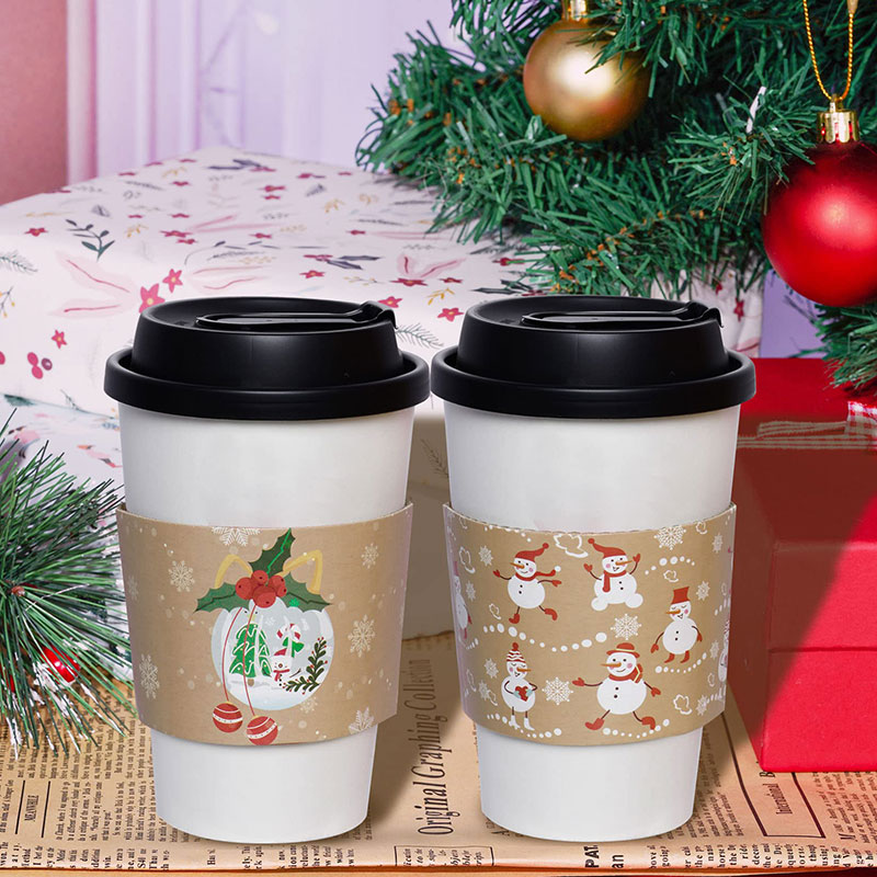 Christmas Santa Coffee Cups Sleeves - 1 