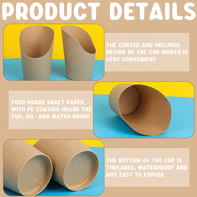 Kraft Paper French Fries Cup - 1
