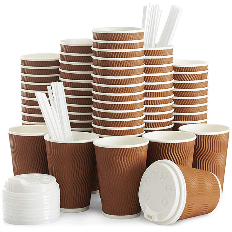 Coffee Cup With Lid - 4 