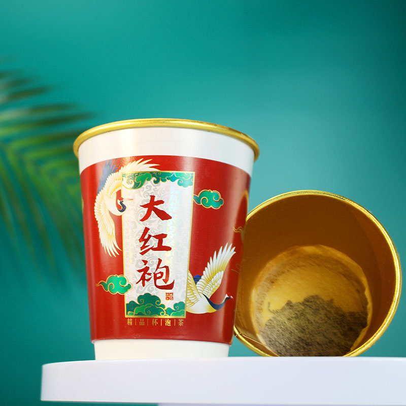 Gold Foil Cup with Tea - 5