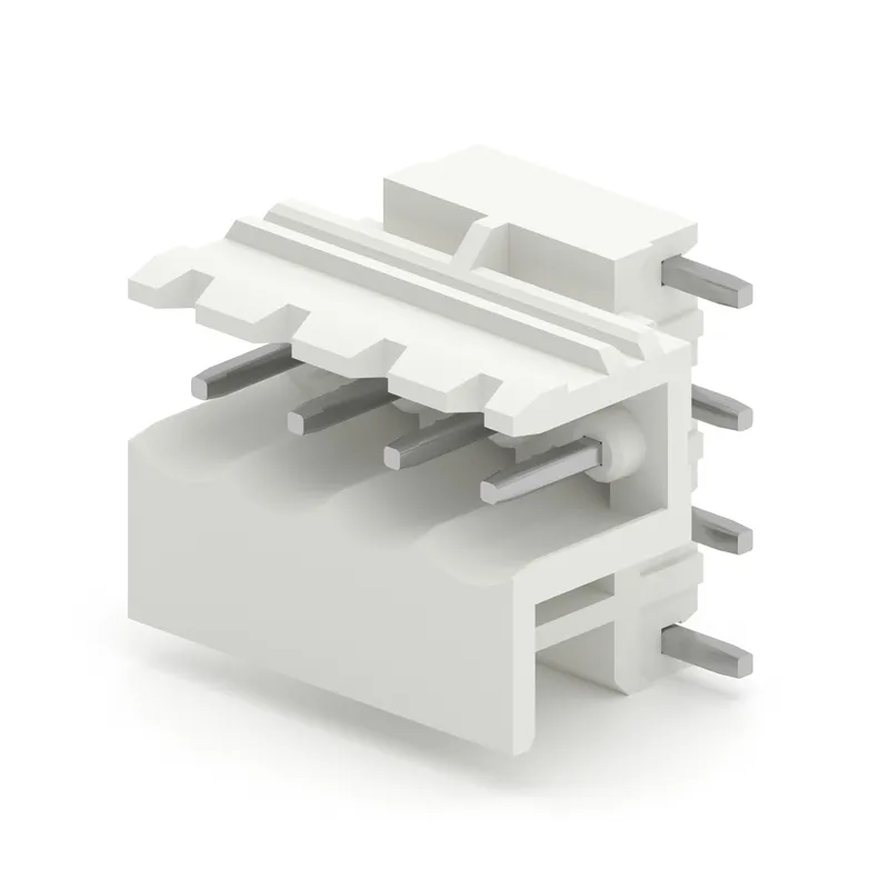 Белый клеммный блок 4Pin 5.0MM для корпуса на DIN-рейке