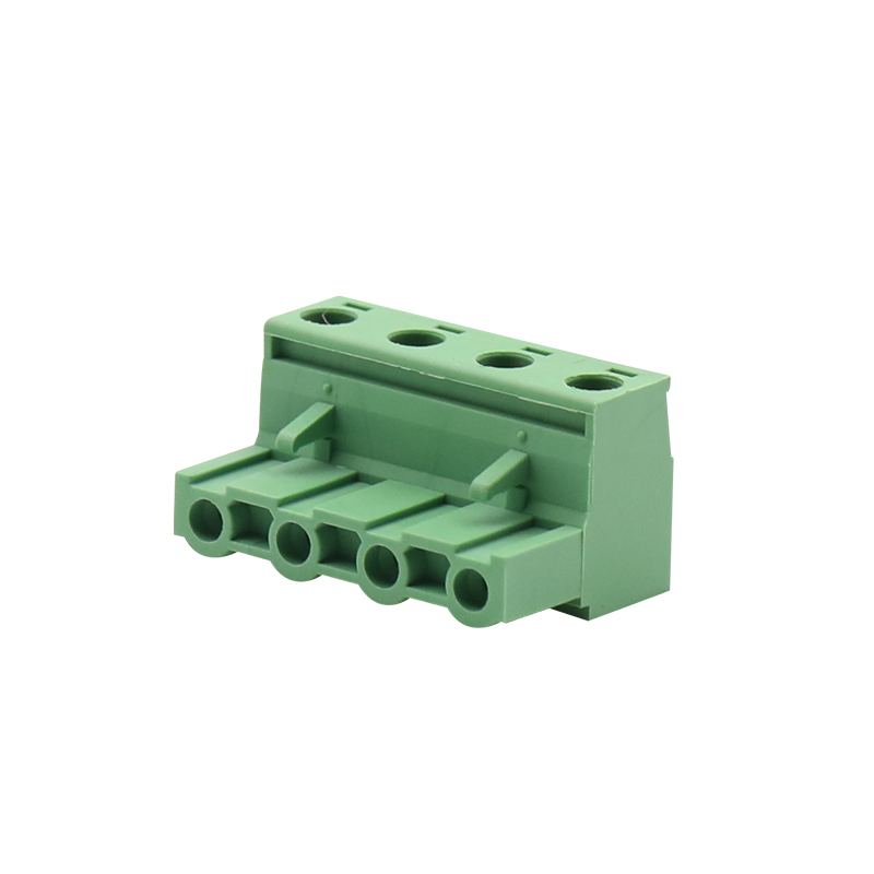 Женский зеленый клеммный блок 7,5 мм для автоматизации промышленн