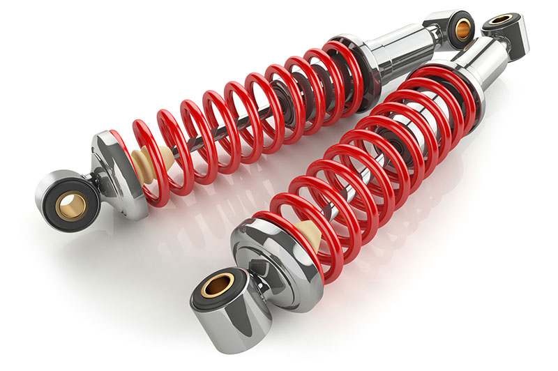 When do I need to use an air spring shock absorber in my product?