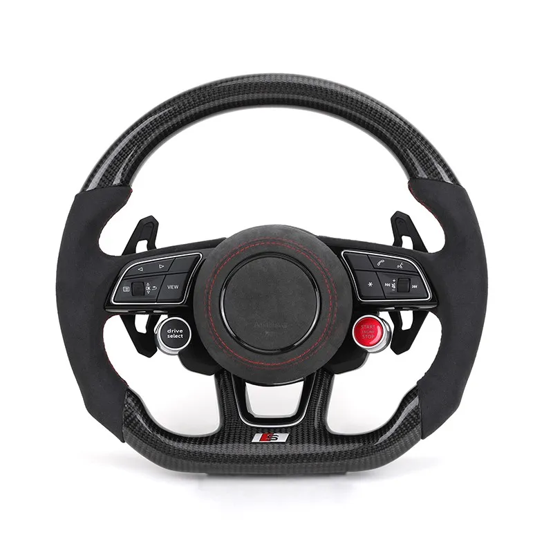 Alcantara Carbon Steering Wheel for Audi A3 A4 A5 C7 RS3 RS5 RS7 RS6 C8