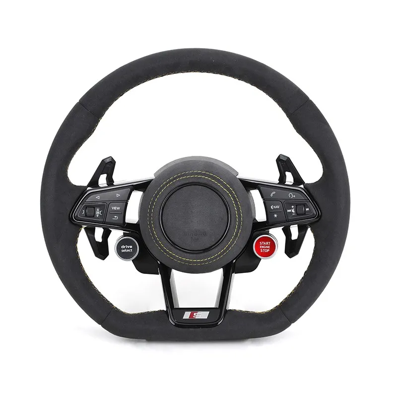 Alcantara Steering Wheel for Audi R8 TTRS C6 C7 S7 S4 A4 B8 RS3 A3 S4