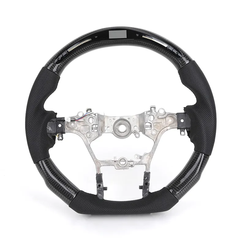 Carbon LED Steering Wheel for Toyota Land Cruiser Prado 120 LC300 Yaris Innova Fortuner Hilux