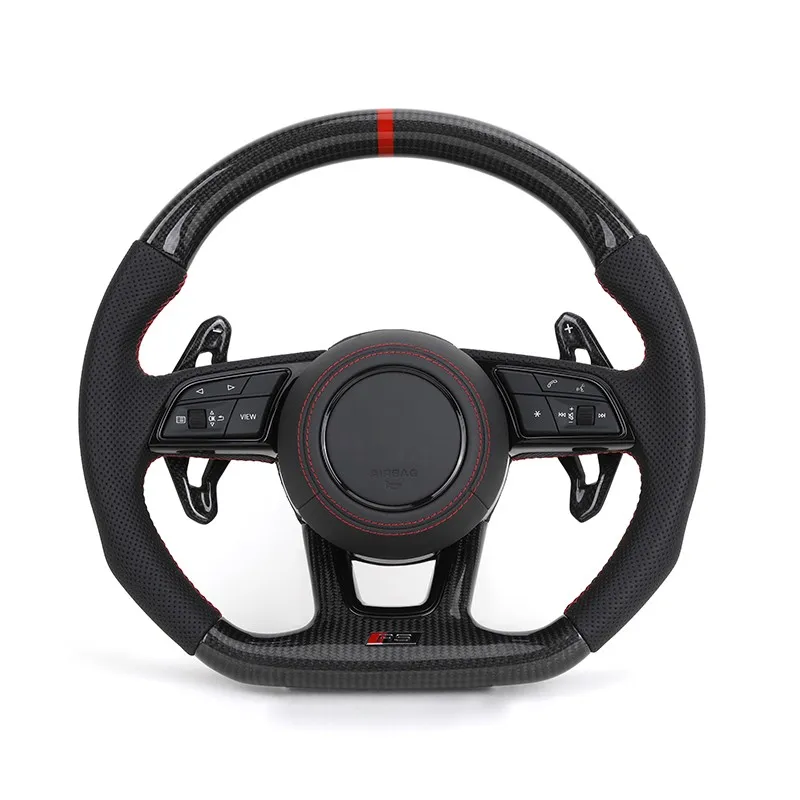 Carbon Steering Wheel for Audi A3 A4 A5 S3 S4 S5 B9 B8 Q8 RS3 RS Q3