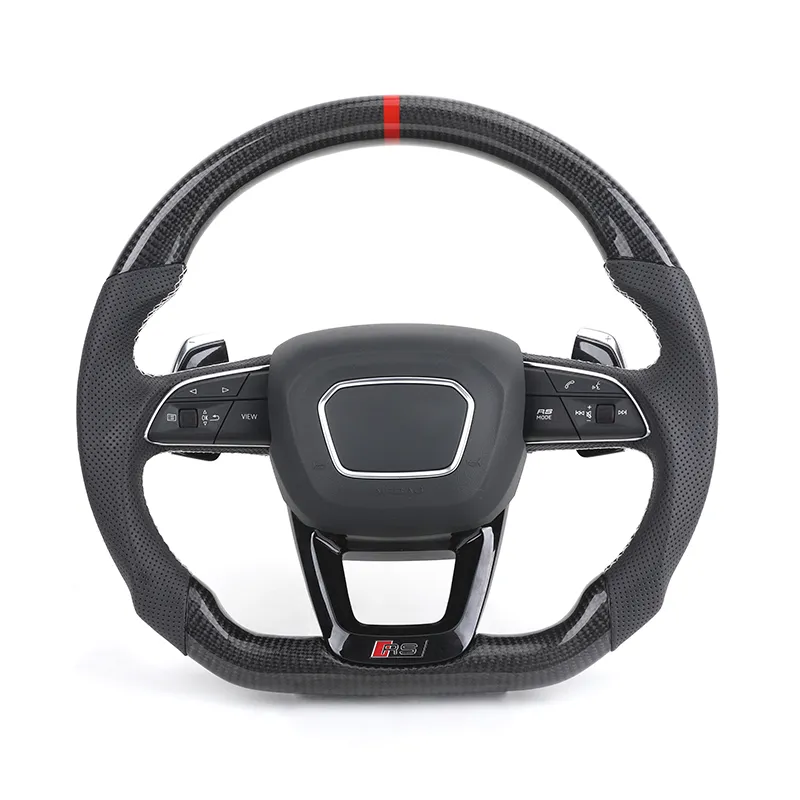 Carbon Steering Wheel for Audi S5 A4 B8 B8.5 B9 RS5 RS6 A6 C7 S7 A7