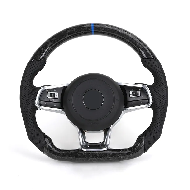 Custom Forged Carbon Steering Wheel for VW Golf Polo Passat CC