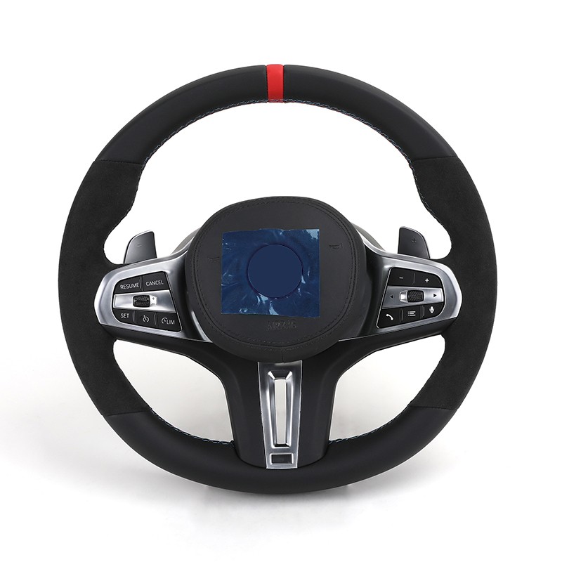 Half Alcantara Steering Wheel for BMW G20 G30 G31 G11 G12 G80 F90 M5
