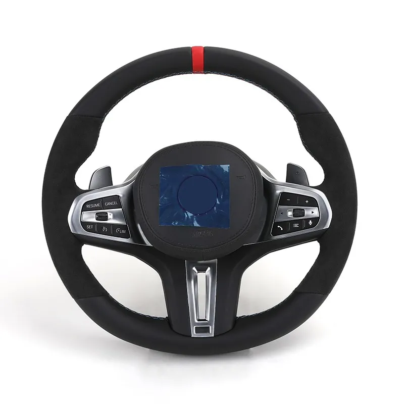 Half Alcantara Steering Wheel for BMW G20 G30 G31 G11 G12 G80 F90 M5
