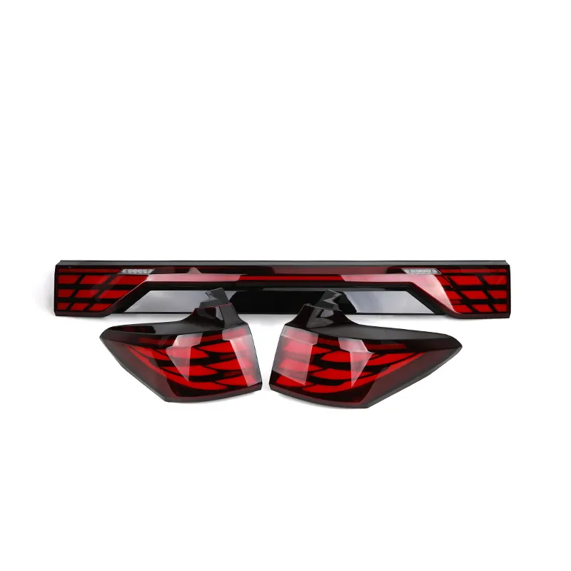 Red Smoke Rear Through LED Tail Lamp for Toyota Innova 2023 2024