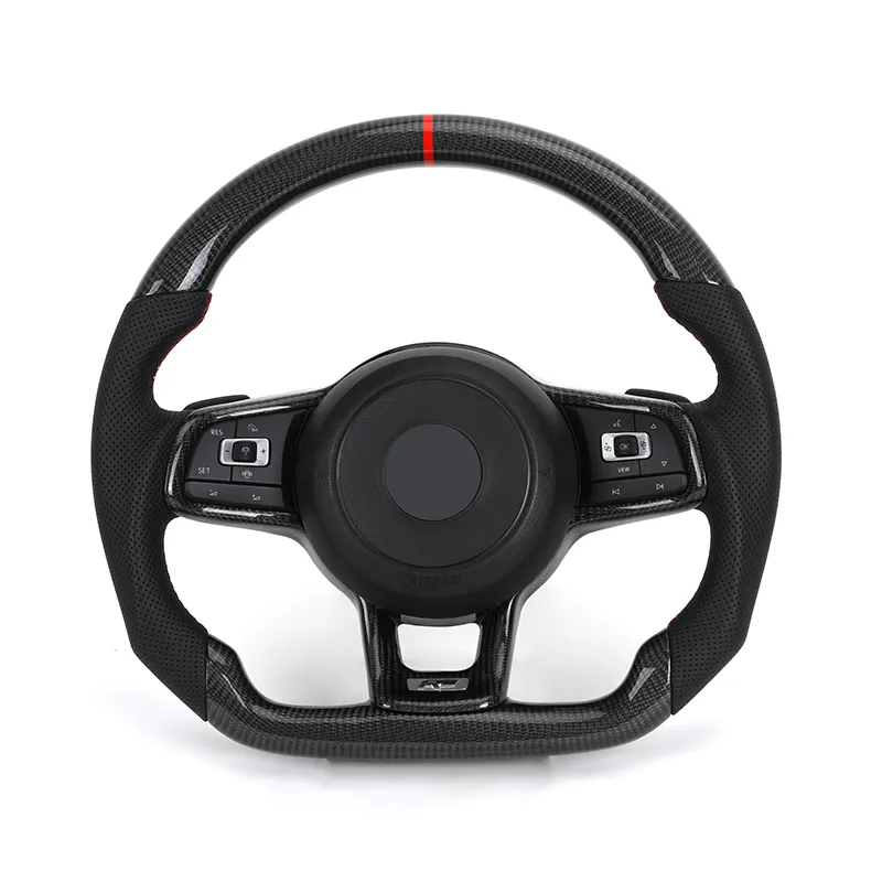 R-Line Carbon Steering Wheel for VW Golf R MK6 MK7 MK8