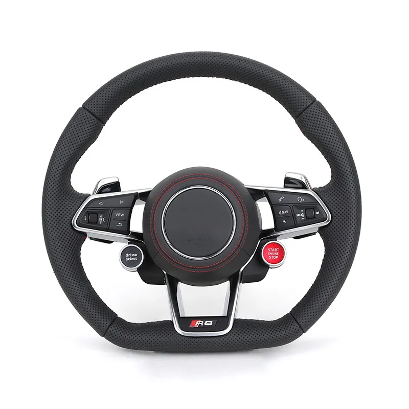 R8 Leather Steering Wheel for Audi A1 A3 S3 8V S4 S5 Q5 SQ5 A4 B9