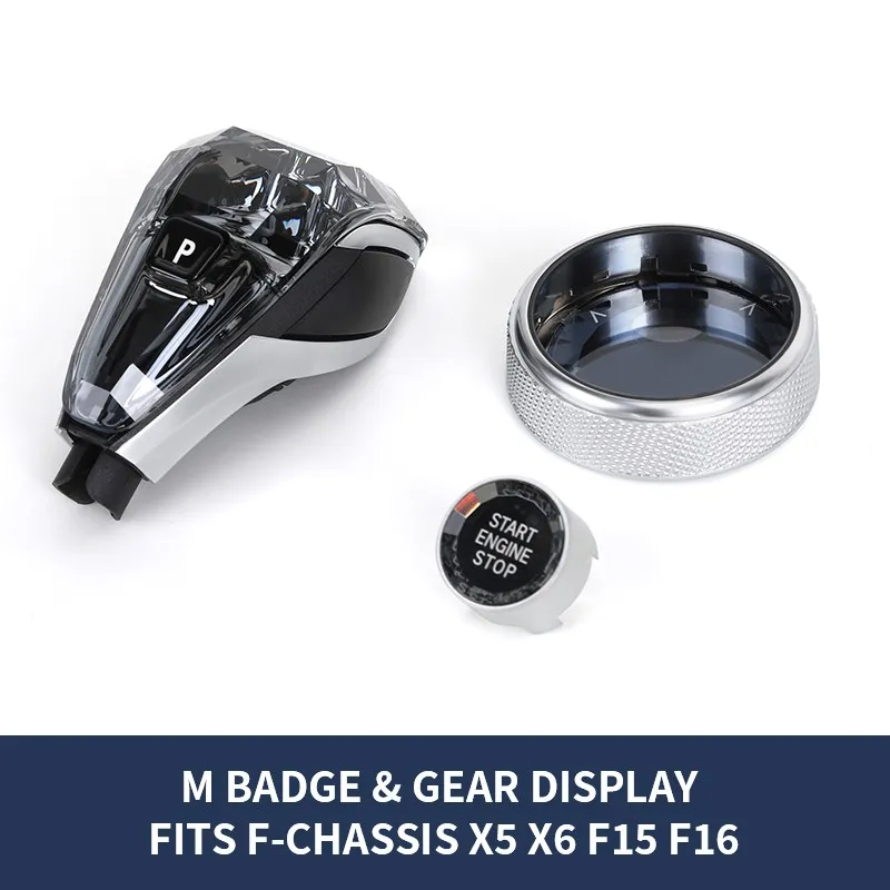 With Gear Display Crystal Gear Shift Knob for BMW F Series X5 F15 X6 F16